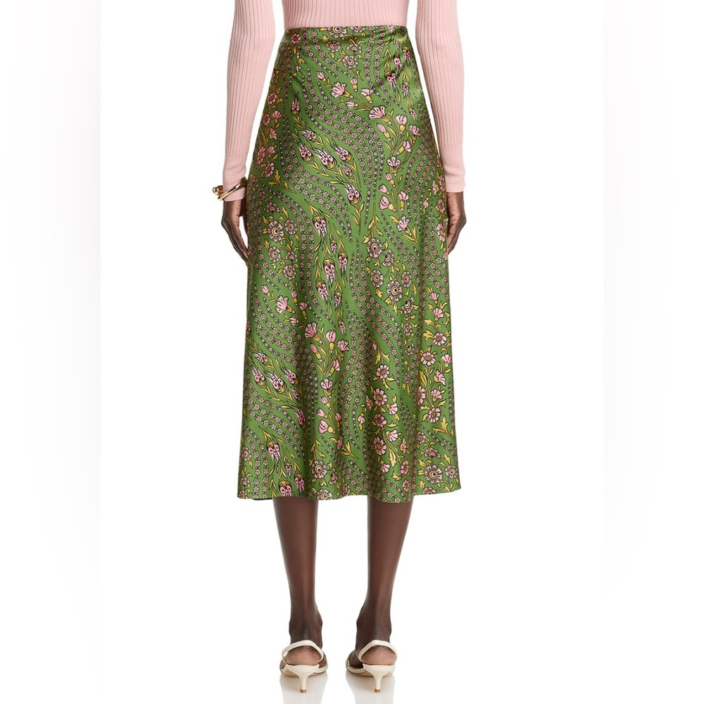 Veronica Beard Clover Skirt in Green Floral - Picture 3 of 7